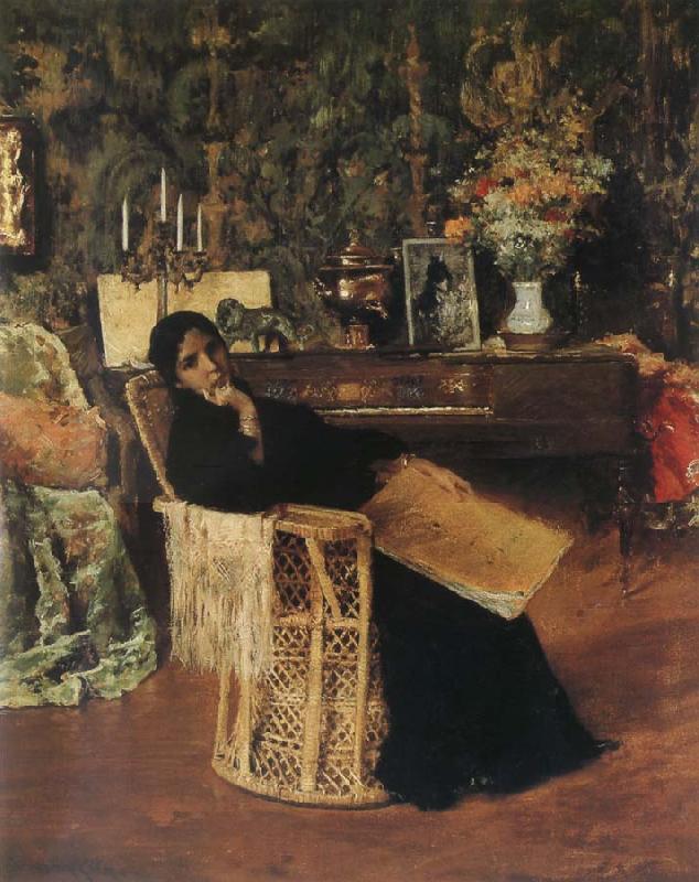 William Merritt Chase In the  Studio